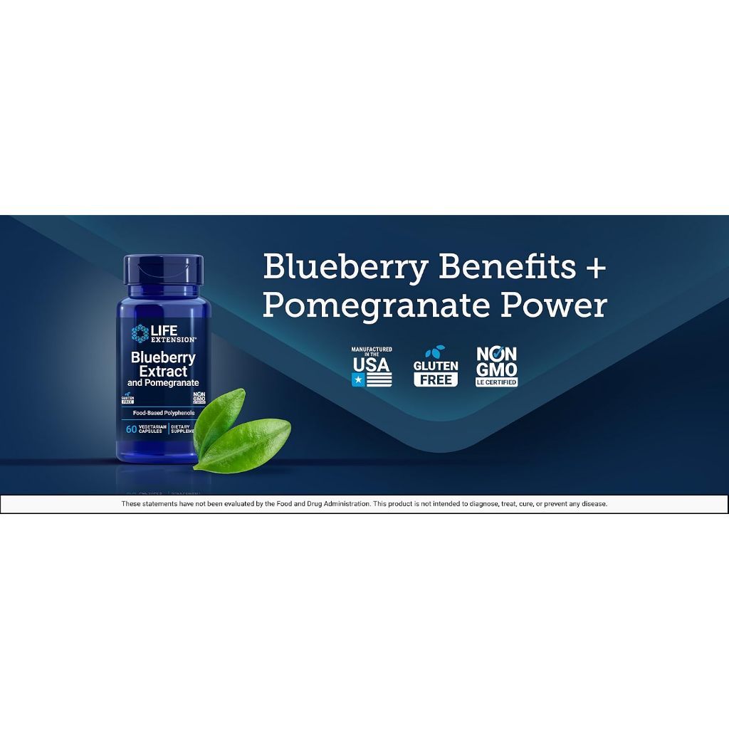 USA Supplements | Life Extension, Blueberry Extract Capsules ( Antioxidant Support )