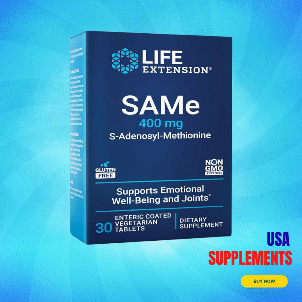 USA Supplements | Life Extension, SAMe, 400 mg, 30 Enteric Coated Veg Tablets ( Joint Comfort )