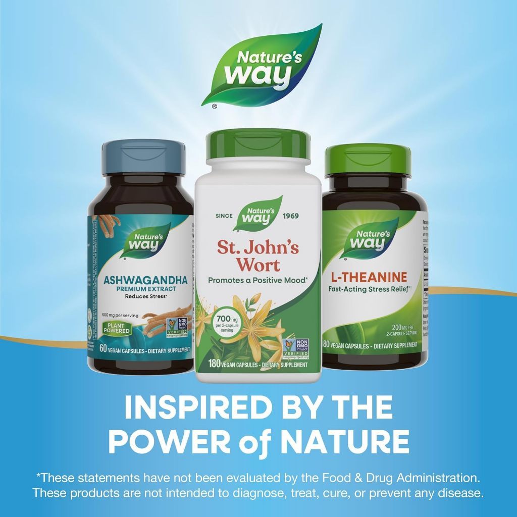 USA Supplements | Nature's Way, St. John's Wort, 100 Vegan Capsules ( Mood Support )