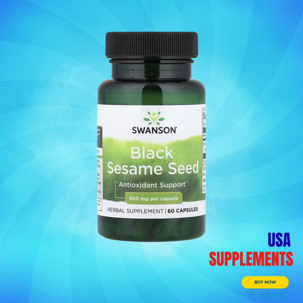 USA Supplements | Swanson, Black Sesame Seed ( Liver & Kidney Support )