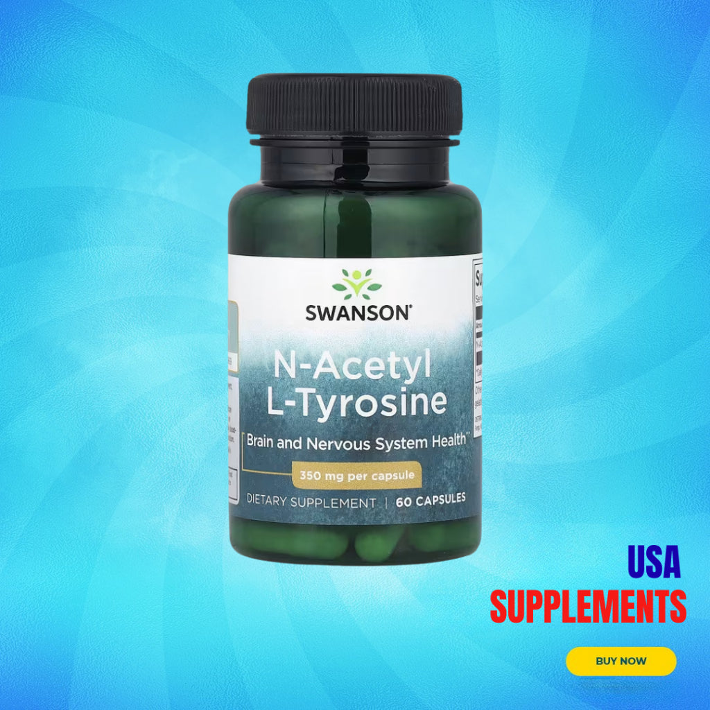USA Supplements | Swanson, N-Acetyl L-Tyrosine ( Cognitive & Mental Performance )