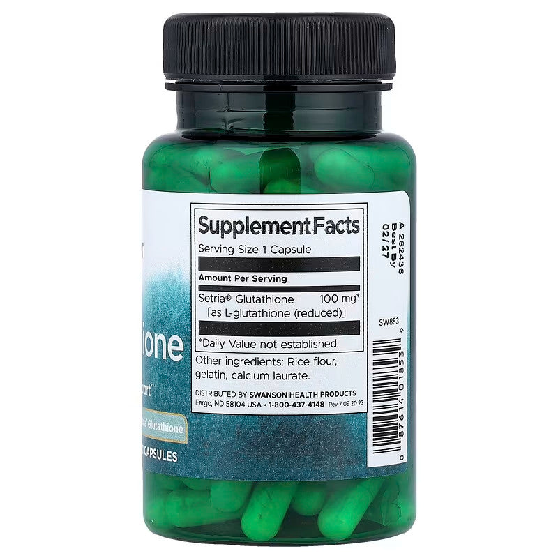 USA Supplements | Swanson, L-Glutathione ( Antioxidant Support )