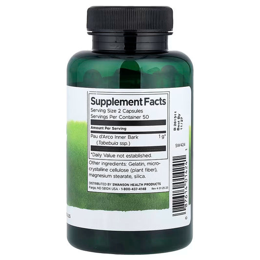 USA Supplements | Swanson, Full Spectrum® Pau d'Arco ( Immune Health )