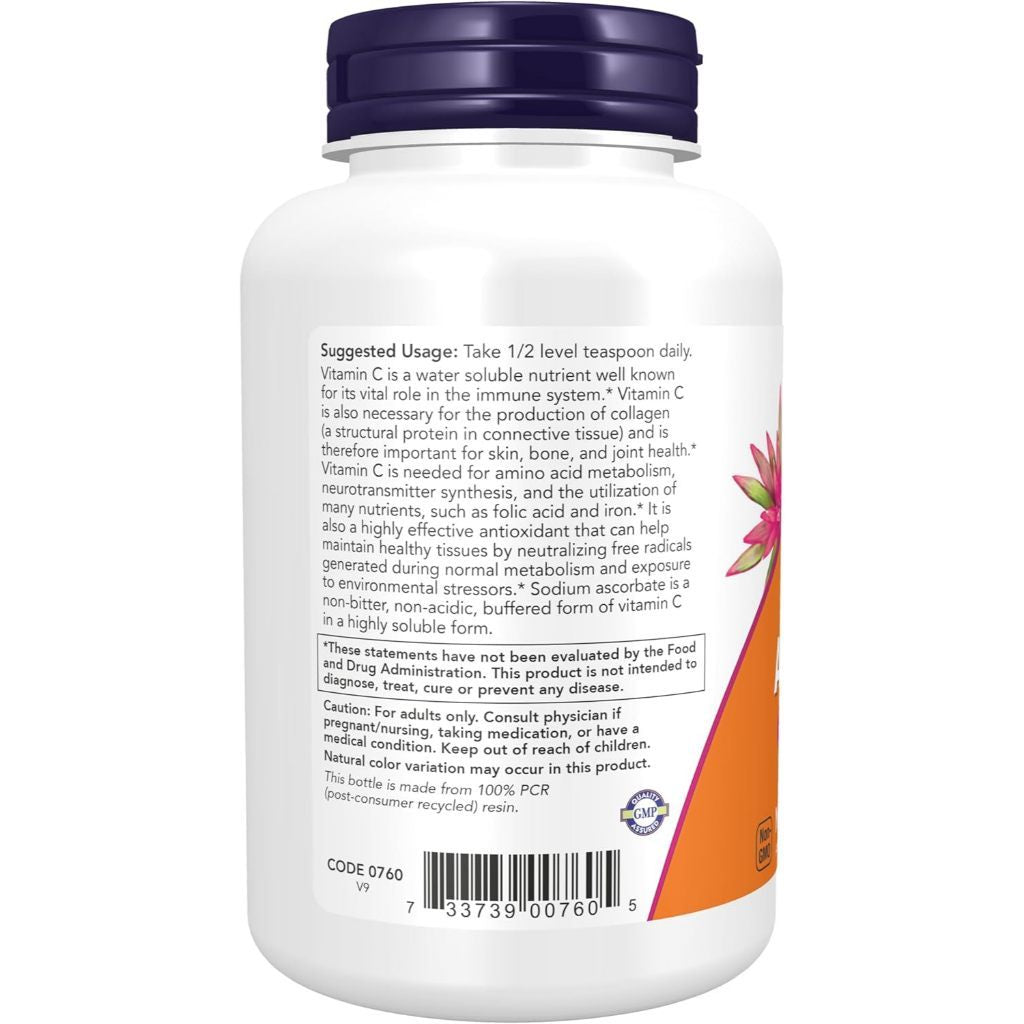 USA Supplements | NOW Foods, Sodium Ascorbate Powder, 8 oz ( Antioxidant Protection )