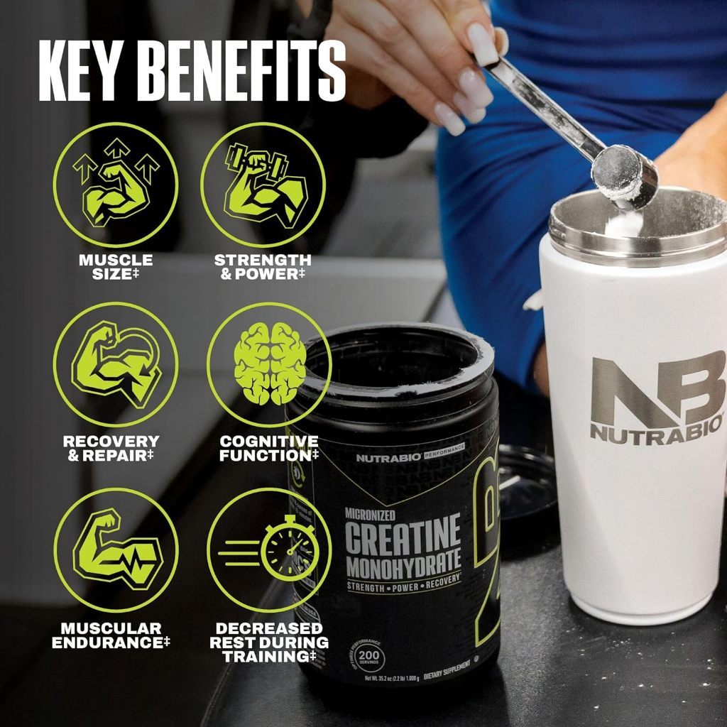 USA Supplements | MuscleTech, Platinum 100% Creatine Monohydrate ( Increases Strength )