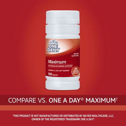 USA Supplements | 21st Century, One Daily, Maximum ( Supports Immune System Health )