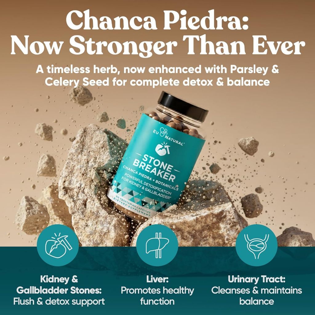 USA Supplements | Eu Natural, Stone Breaker ( Powerful Detoxification for Kidney & Gallbladder )