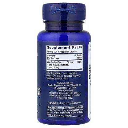 Life Extension, Zinc Caps ( Supports Immune System Function & Supports Healthy Vision )