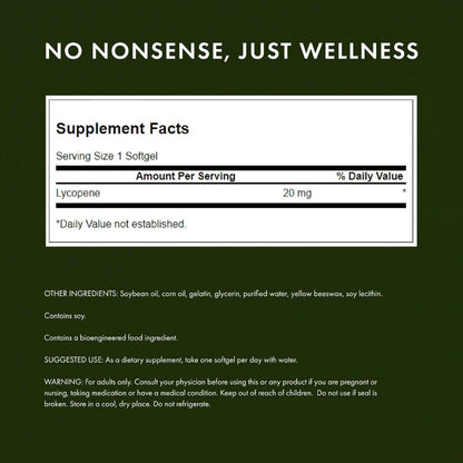 Healthily You | Swanson, Lycopene, 20 mg, 60 Softgels, 10 mg, 120 Softgels, Prostate Health
