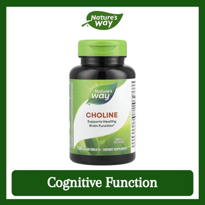 Nature's Way, Choline ( Enhances Liver, Supports Brain & Cognitive Function )