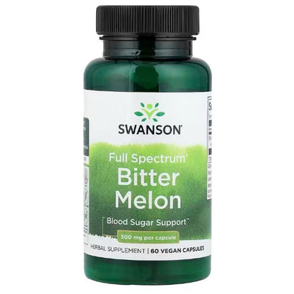 NaturalSolutions | Swanson, Bitter Melon Featuring Momordicin, Full Spectrum Blood Sugar Support