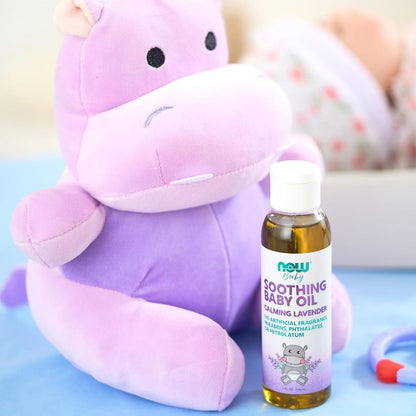 LittleSunshine | NOW Foods, Soothing Baby Oil, Calming Lavender,  Fragrance Free Quality Tested
