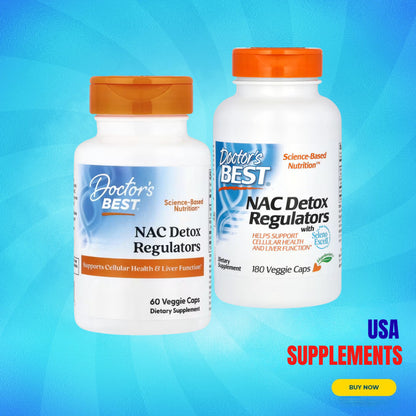 USA Supplements | Doctor's Best, NAC Detox Regulators ( Supports Antioxidant Defense )