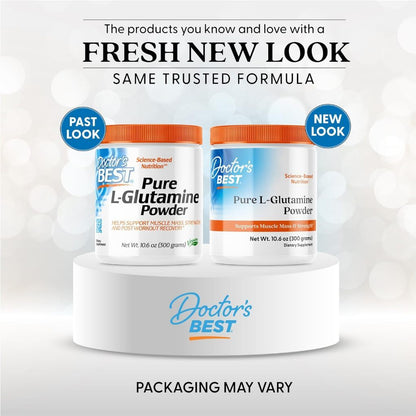 USA Supplements | Doctor's Best, Pure L-Glutamine Powder ( Muscle Recovery & Repair )