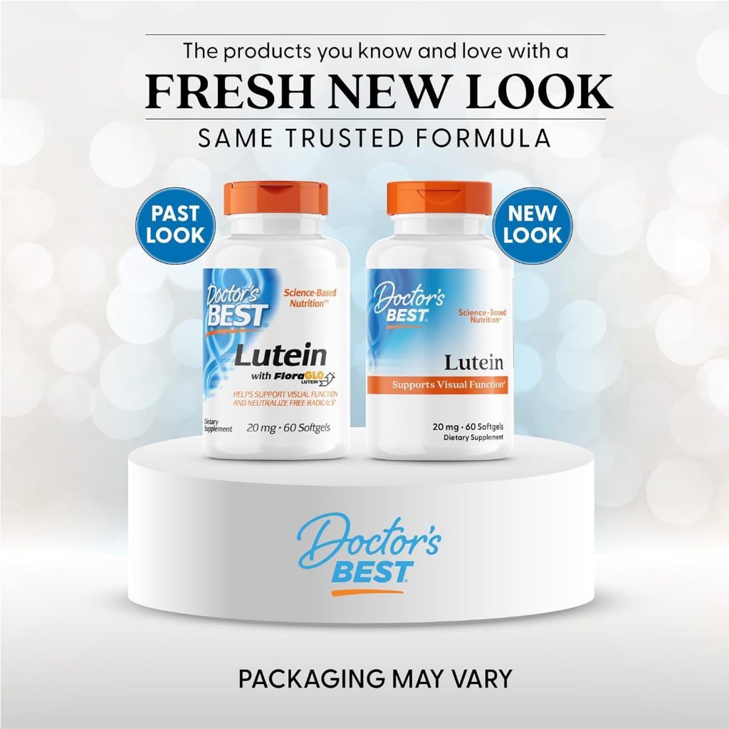 USA Supplements | Doctor's Best, Lutein, 120 Veggie Caps ( Antioxidant Protection )