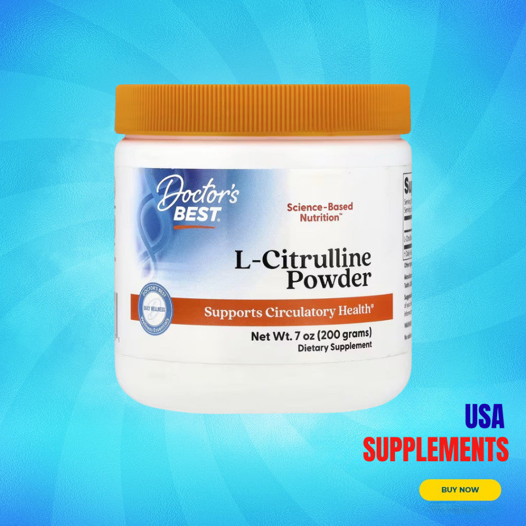 USA Supplements | Doctor's Best, L-Citrulline Powder ( Improves Blood Flow )
