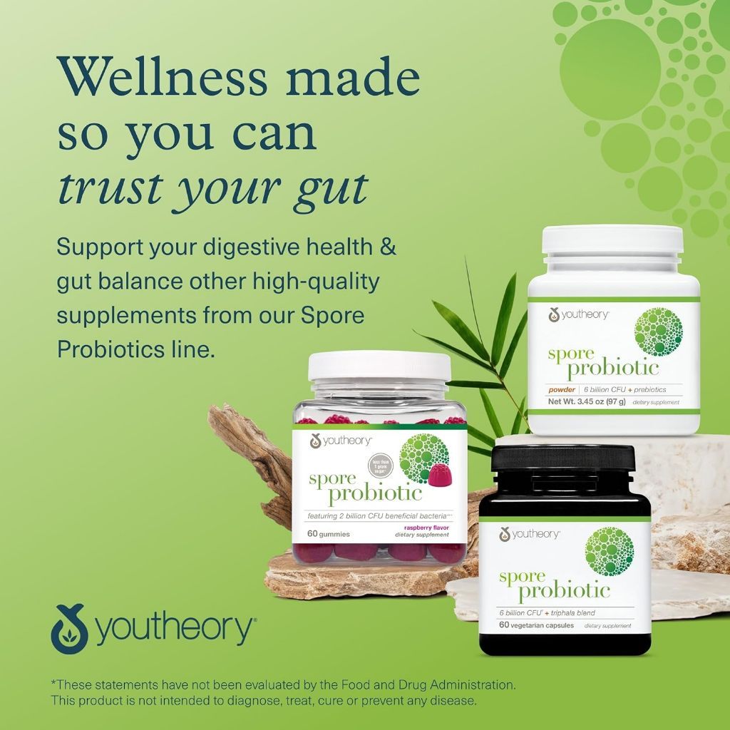 USA Supplements | Youtheory, Spore Probiotic + Triphala Blend ( Promotes Healthy Gut Flora )