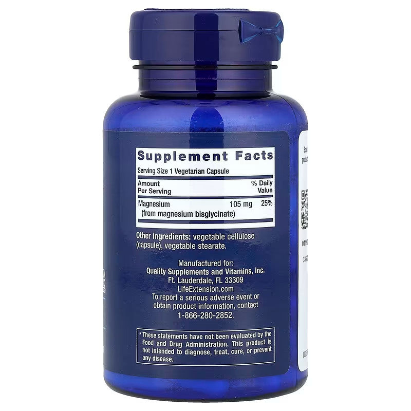 USA Supplements | Life Extension, Magnesium Glycinate ( Muscle Relaxation & Comfort )