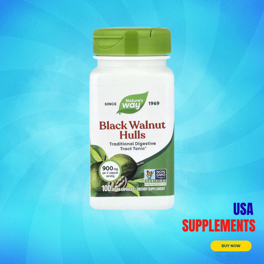 USA Supplements | Nature's Way, Black Walnut Hulls ( Digestive Health Support )