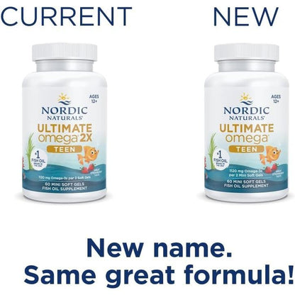 USA Supplements | Nordic Naturals, Teen, Ultimate Omega ( Brain and Cognitive Support )