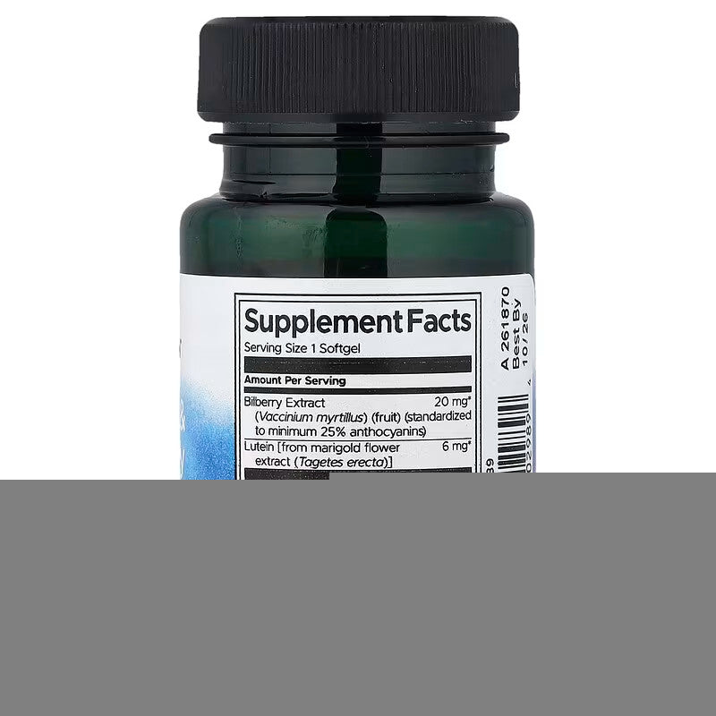 USA Supplements | Swanson, Lutein & Bilberry, 60 Softgels ( Eye Health Support )