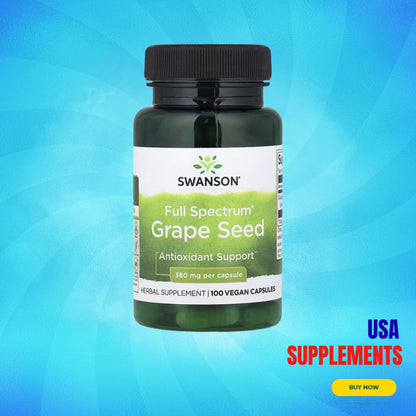 USA Supplements | Swanson, Full Spectrum® Grape Seed ( Antioxidant Support )