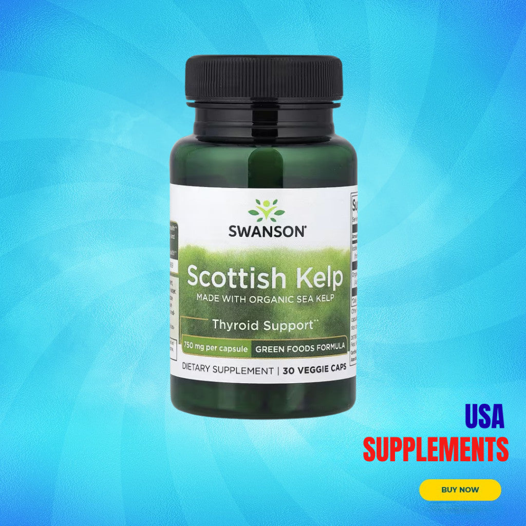 USA Supplements | Swanson, Scottish Kelp ( Thyroid Support & Metabolic Support )