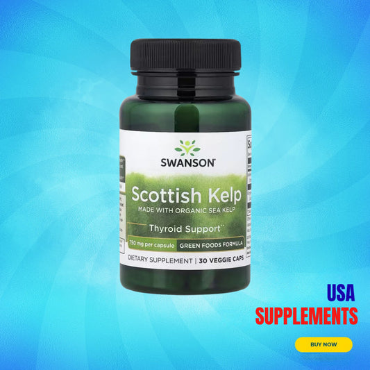 USA Supplements | Swanson, Scottish Kelp ( Thyroid Support & Metabolic Support )