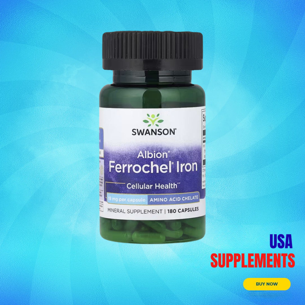 USA Supplements | Swanson, Albion®, Ferrochel® Iron ( Cellular Health )