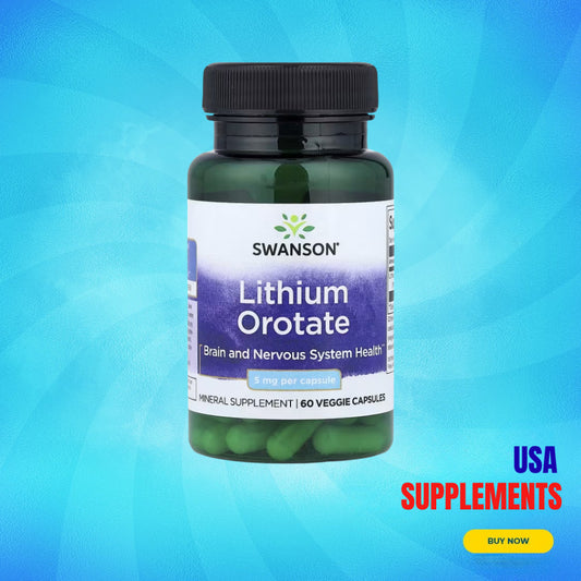 USA Supplements | Swanson, Lithium Orotate ( Brain and Nervous System Health )