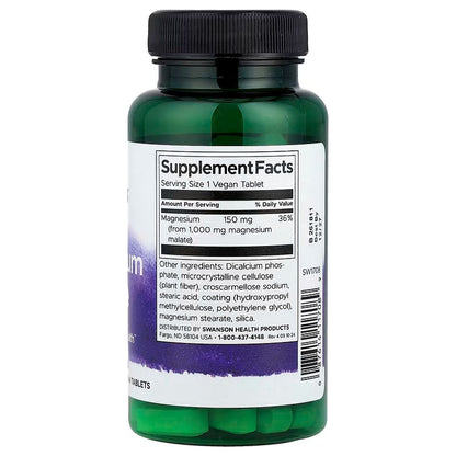 USA Supplements | Swanson, Magnesium Malate ( Muscle and Bone Health )