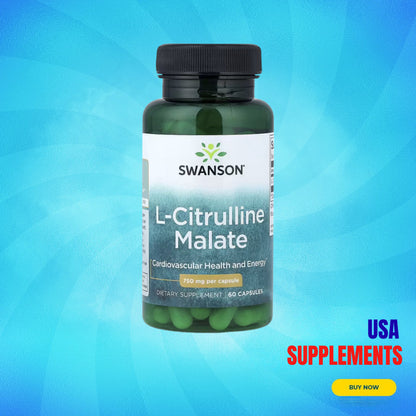 USA Supplements | Swanson, L-Citrulline Malate ( Cardiovascular Health and Energy )
