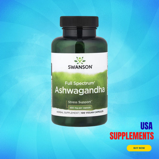 USA Supplements | Swanson, Full Spectrum® Ashwagandha ( Stress Support )