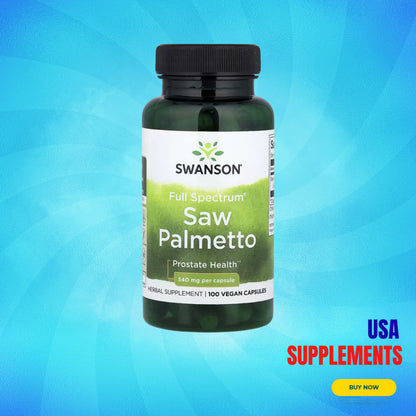 USA Supplements | Swanson, Full Spectrum® Saw Palmetto ( Men's Health )
