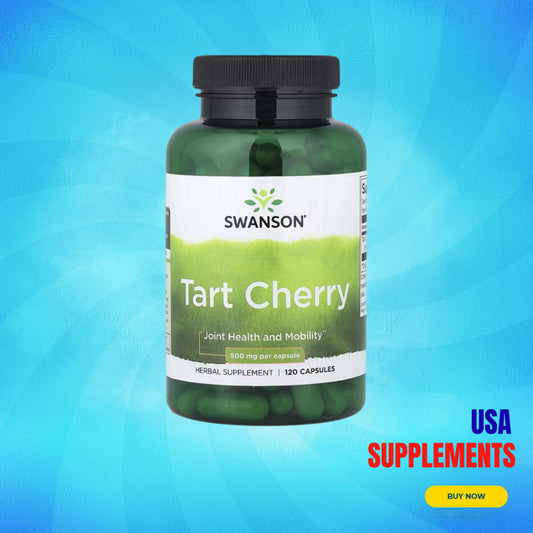 USA Supplements | Swanson, Tart Cherry, 500 mg, 120 Capsules ( Joint Health and Mobility )