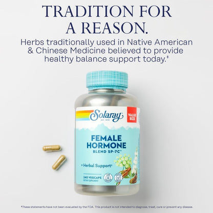 USA Supplements | Solaray, Female Hormone Blend SP-7C ( Hormonal Balance )