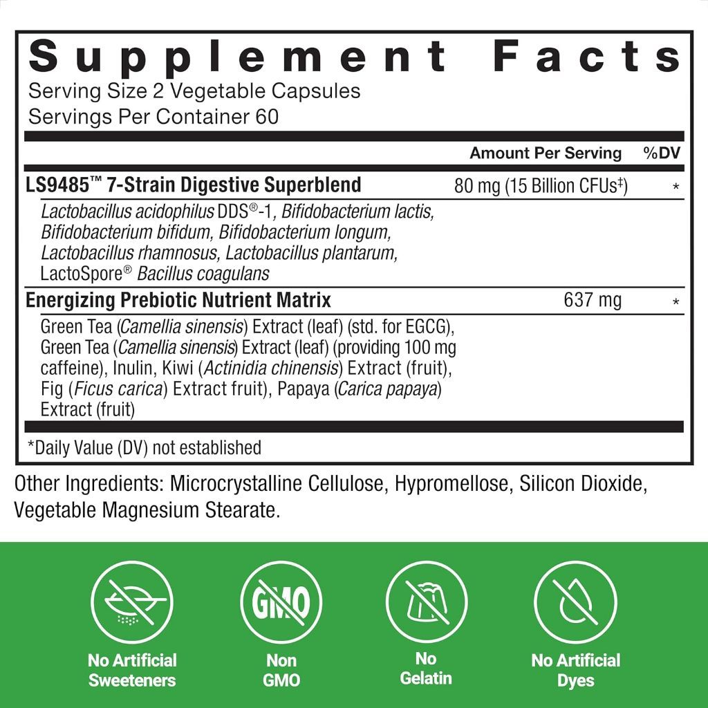 USA Supplements | Force Factor, ProbioSlim®, 120 Vegetable Capsules ( Improve Digestion )