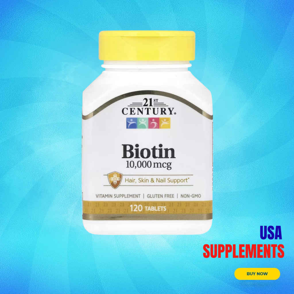 USA Supplements | 21st Century, Biotin ( Hair, Skin & Nail Support )