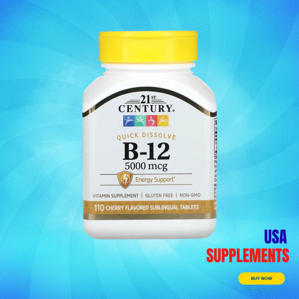 USA Supplements | 21st Century, B-12 ( Supports Energy Levels )