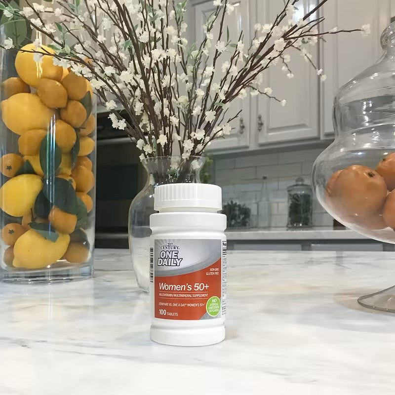 USA Supplements | 21st Century, One Daily, Women's 50+, 100 Tablets ( Supports Bone & Joint Health )