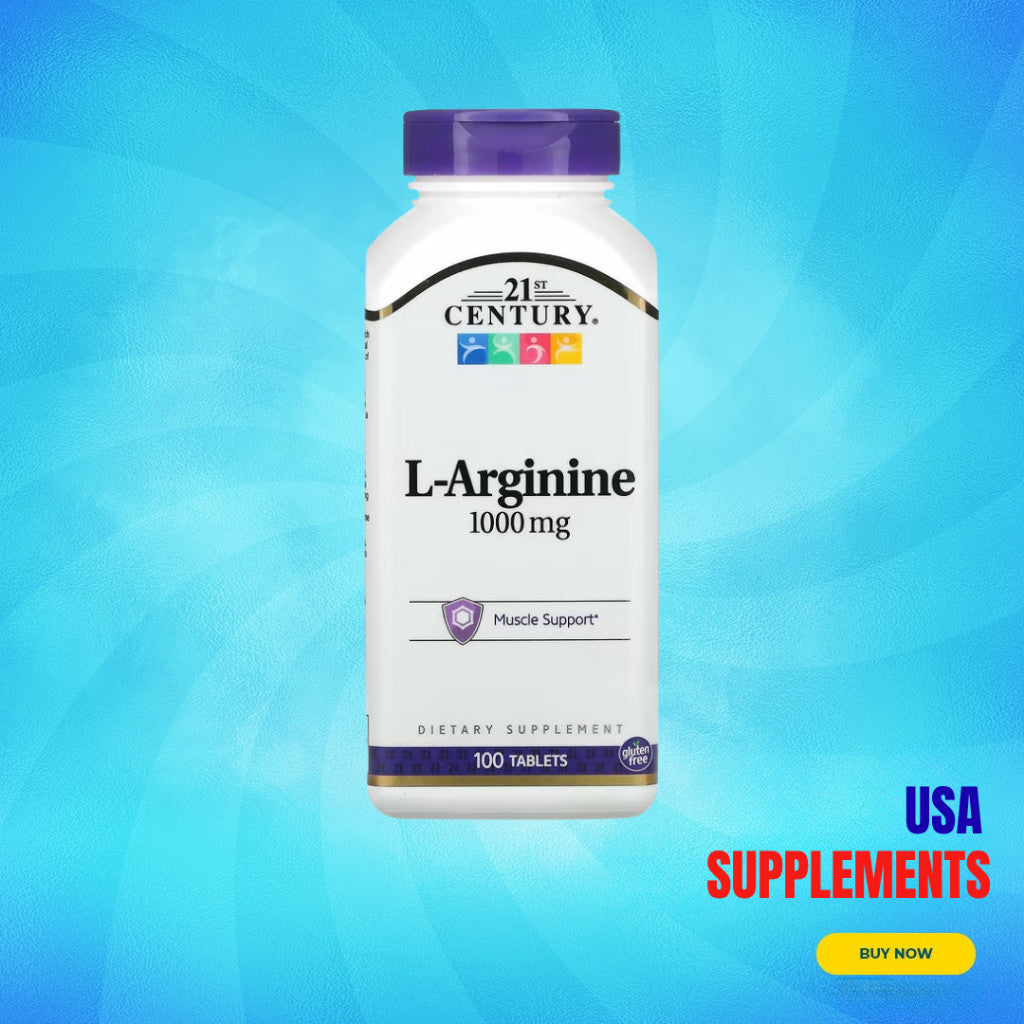 USA Supplements | 21st Century, L-Arginine ( Muscle Support )