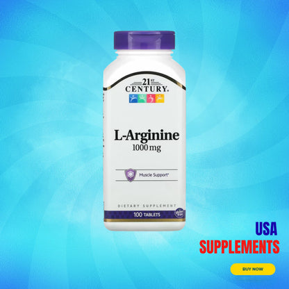 USA Supplements | 21st Century, L-Arginine ( Muscle Support )