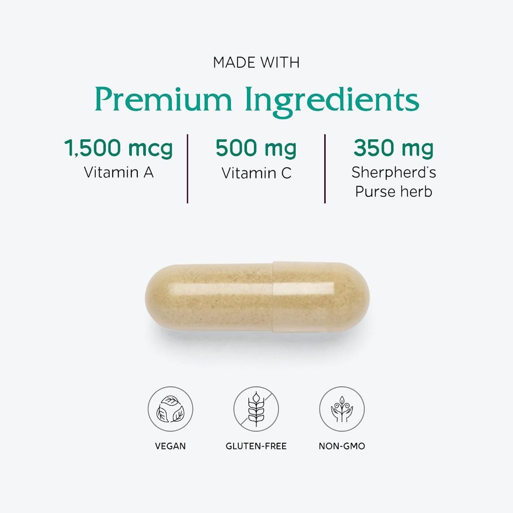 USA Supplements | Vitanica, Slow Flow Capsules ( Supports Healthy Menstrual Flow )