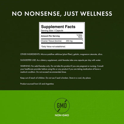 Healthily You | Swanson, Ovarian Glandular, 250 mg, 60 Capsules Hormonal Balance & Menstrual Health