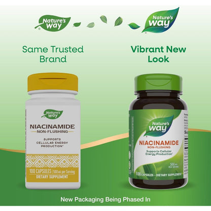 Nature's Way, Niacinamide ( Boosts Cellular Energy & Supports Skin Health )