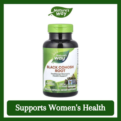Nature's Way, Black Cohosh Root ( May Provide Support for Menopausal Symptoms and PMS )
