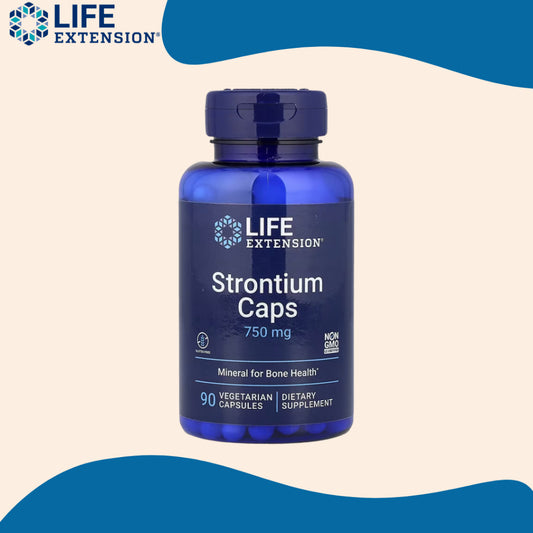 Life Extension, Strontium Caps ( Kidney Health & Bone Health Support )