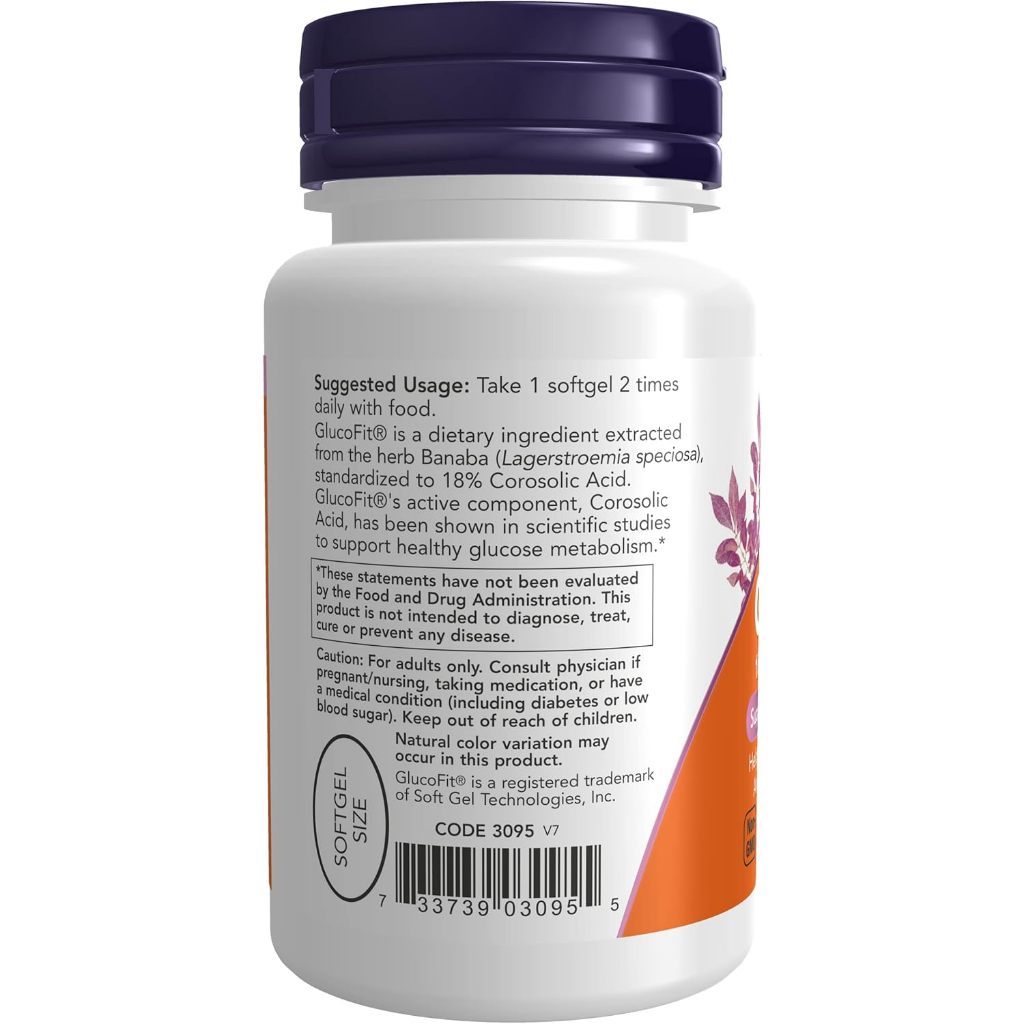 USA Supplements | NOW Foods, GlucoFit ( Supports Glucose Metabolism )