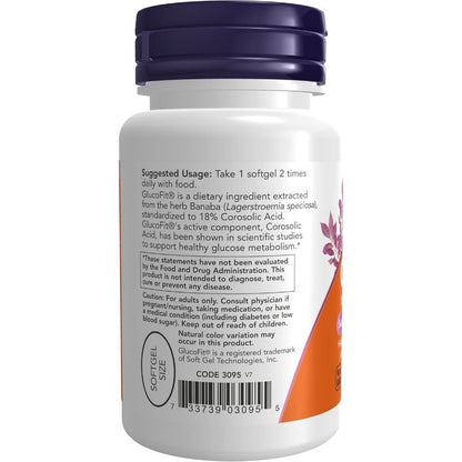 USA Supplements | NOW Foods, GlucoFit ( Supports Glucose Metabolism )