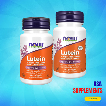 USA Supplements | NOW Foods, Lutein ( Supports Healthy Vision )